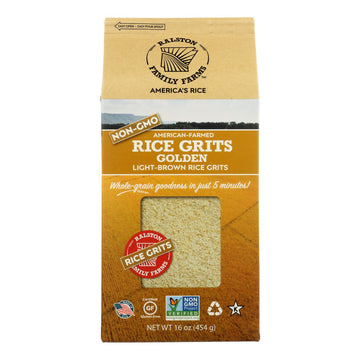 Ralston Family Farms - Rice Grits Golden - Case Of 6-16 Oz - Maras Green