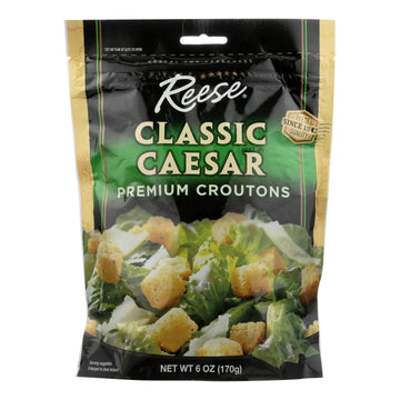 Reese Croutons Caesar Salad - Case Of 12 - 6 Oz. - Maras Green