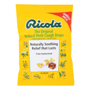Ricola - Cough Drop Original Herb - Case Of 6 - 45 Ct - Maras Green