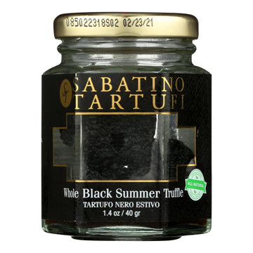 Sabatino Pronto Sabatino Tartufi, Whole Black Summer Truffle - Case Of 6 - 1.4 Oz - Maras Green