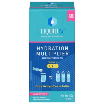 Liquid I.v. - Drink Mx Pasnfrt 10ct - 1 Each - 5.65 Oz - Maras Green