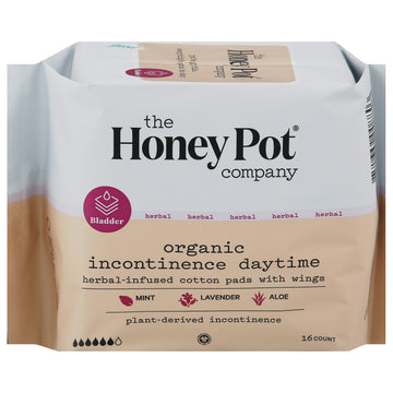 The Honey Pot - Pad Incont Day Herbal - 1 Each-16 Ct - Maras Green