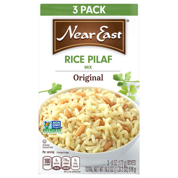 Near East - Rice Pilaf Mix Original 3 Pack - Case Of 4 - 3/6.09 Z - Maras Green