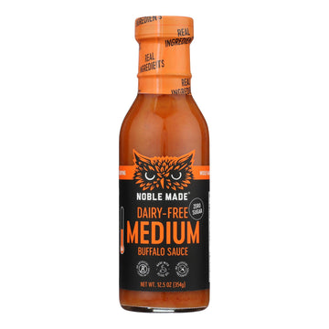 Noble Made - Sauce Buffalo Medium - Case Of 6 - 12.5 Ounces - Maras Green