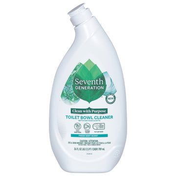Seventh Generation - Cleaner Toilet Bowl Mint - Case Of 4 - 24 Fluid Ounces - Maras Green