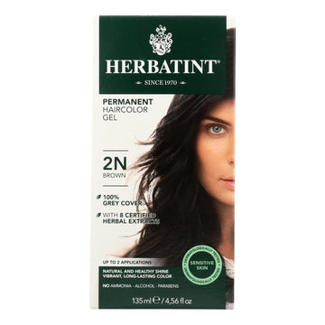 Herbatint Permanent Herbal Haircolour Gel 2n Brown - 135 Ml - Maras Green