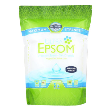 Ultra Epsom Salt - Medium Grain - 5 Lb - Maras Green