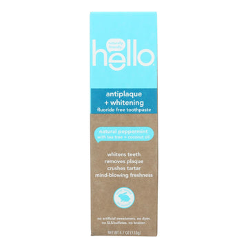 Hello Products Llc - Thpst Antiplq+wht Flrd Fr - Case Of 6-4.7 Oz - Maras Green