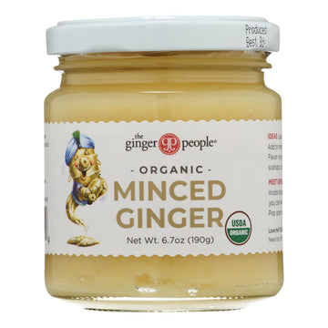The Ginger People Organic Minced - Case Of 12 - 6.7 Oz. - Maras Green