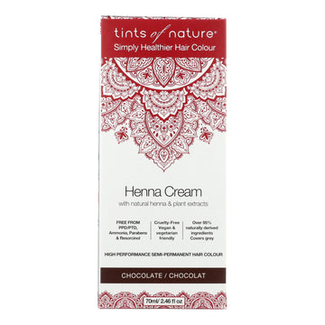Tints Of Nature - Henna Cream Chocolate - 2.46 Fz - Maras Green