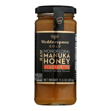 Wedderspoon Manuka Honey, Kfactor 16,  - Case Of 6 - 11.5 Oz - Maras Green