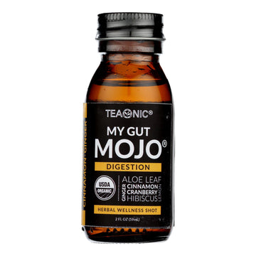 Teaonic - Tea My Gut Mojo - Case Of 6 - 2 Fz - Maras Green