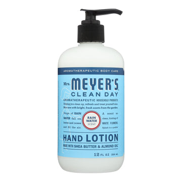 Mrs.meyers Clean Day - Hand Lotion Rainwater - Case Of 6 - 12 Fz - Maras Green