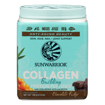 Sunwarrior - Collagen Chocolate - 1 Each - 17.6 Oz - Maras Green