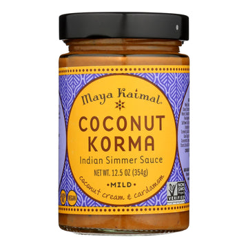 Maya Kaimal - Smmr Sauce Coconut Korma - Case Of 6 - 12.5 Oz - Maras Green