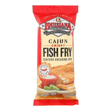 La Fish Fry Fish Fry - Cajun - Case Of 12 - 10 Oz - Maras Green