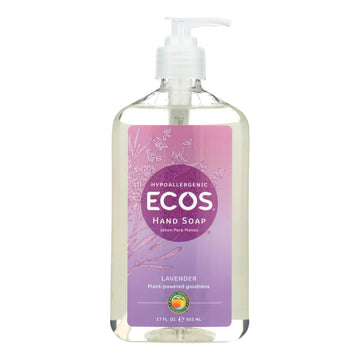Earth Friendly Hand Soap - Lavender - Case Of 6 - 17 Fl Oz. - Maras Green