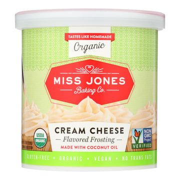 Miss Jones Baking Co Organic Cream Cheese - Case Of 6 - 11.29 Oz - Maras Green