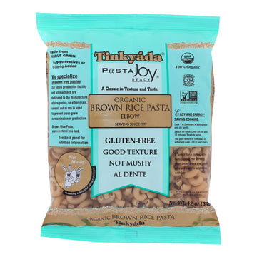 Tinkyada Organic Brown Rice Pasta - Elbows - Case Of 12 - 12 Oz - Maras Green