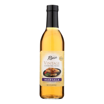 Reese Marsala Cooking Wine - Case Of 6 - 12.7 Fl Oz. - Maras Green