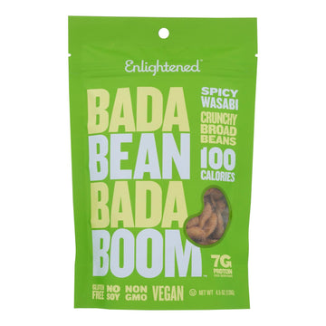 Bada Bean Bada Boom - Crunchy Beans Spicy Wasabi - Case Of 6 - 4.5 Oz - Maras Green
