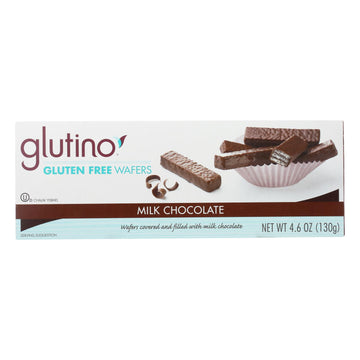 Glutino Chocolate Covered Wafer - Case Of 12 - 4.6 Oz. - Maras Green