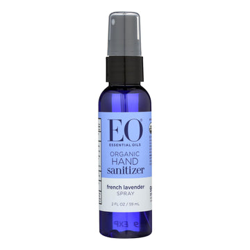 Eo Products - Hand Sanitizer Spray - Lavender - 2 Fl Oz - Case Of 6 - Maras Green