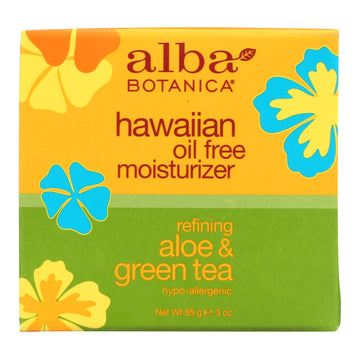 Alba Botanica - Hawaiian Aloe And Green Tea Moisturizer Oil - free - 3 Oz - Maras Green