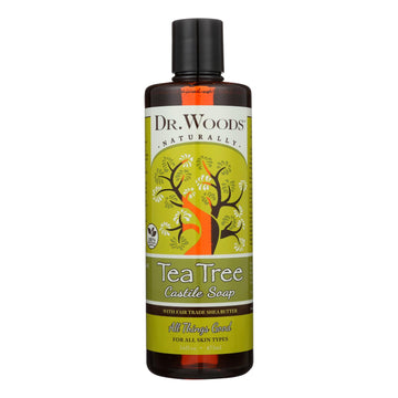 Dr. Woods Shea Vision Pure Castile Soap Tea Tree - 16 Fl Oz - Maras Green