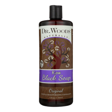 Dr. Woods Pure Black Soap - 32 Fl Oz - Maras Green
