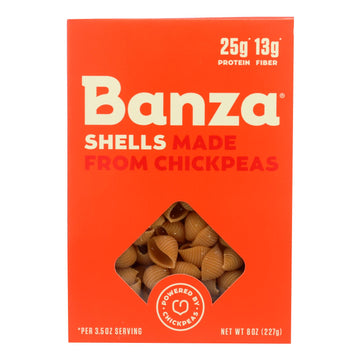 Banza - Pasta Chickpea Shells - Case Of 6 - 8 Oz. - Maras Green