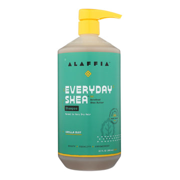 Alaffia - Shampoo - Vanilla Mint - 32 Oz. - Maras Green