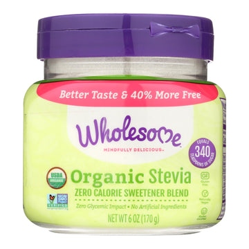 Wholesome! Organic Stevia Jar - Case Of 6 - 6 Oz - Maras Green