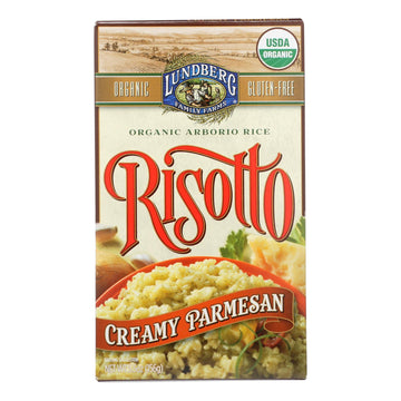 Lundberg Family Farms Organic Risotto - Creamy Parmesan - Case Of 6 - 5.5 Oz - Maras Green