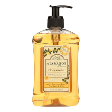 A La Maison - French Liquid Soap - Honeysuckle - 16.9 Oz - Maras Green