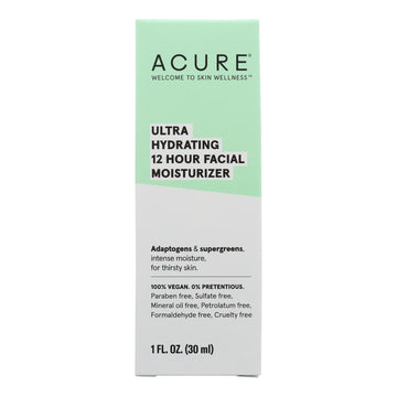 Acure - Moist Ultra Hydrtng 12hr - 1 Each - 1 Fz - Maras Green