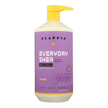 Alaffia - Everyday Lotion - Lavender - 32 Oz. - Maras Green