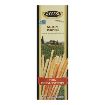 Alessi - Breadsticks - Thin - Case Of 12 - 3 Oz. - Maras Green