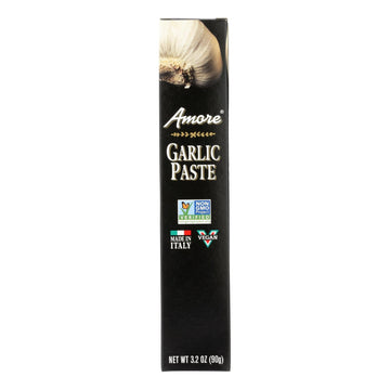 Amore - Garlic Paste - Case Of 12 - 3.15 Oz. - Maras Green