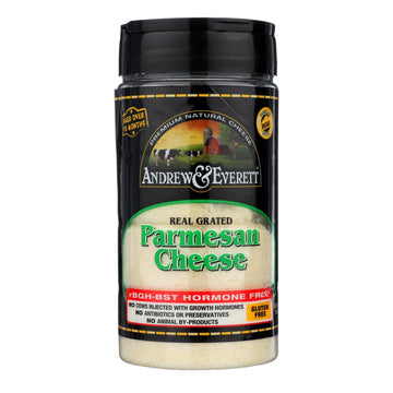 Andrew And Everett - Parmesan Cheese - Grated - Case Of 6 - 7 Oz. - Maras Green
