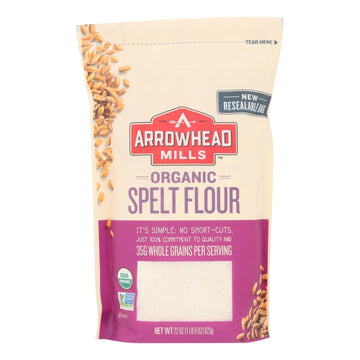 Arrowhead Mills - Organic Spelt Flour - Case Of 6 - 22 Oz. - Maras Green