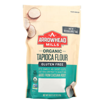 Arrowhead Mills - Organic Tapica Flour - Case Of 6 - 18 Oz. - Maras Green
