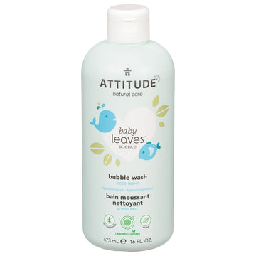 Attitude - Baby Bubble Wash Night - 1 Each 1 - 16 Oz - Maras Green