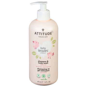 Attitude - Baby Wash 2in1 Frag Free - 1 Each 1 - 16 Oz - Maras Green