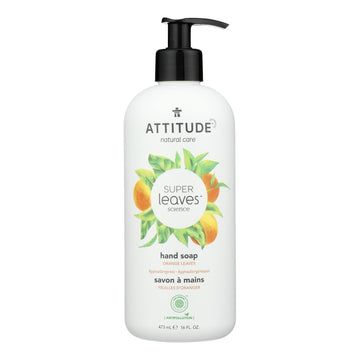 Attitude - Hand Soap Orange Leaves - 1 Each - 16 Oz - Maras Green