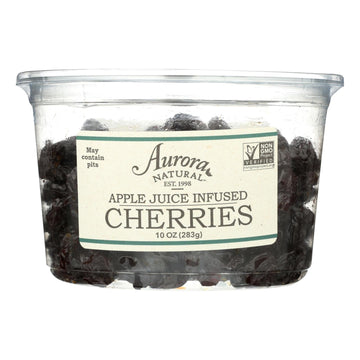 Aurora Natural Products - Apple Juice Infused Cherries - Case Of 12 - 10 Oz. - Maras Green