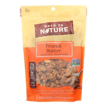 Back To Nature Granola - Peanut Butter - Case Of 6 - 11 Oz. - Maras Green