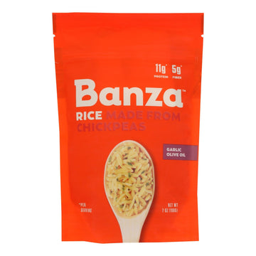 Banza - Rice Gar Olv Oil Chickpea - Case Of 6 - 7 Oz - Maras Green