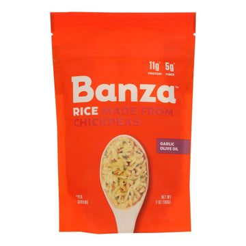 Banza - Rice Gar Olv Oil Chickpea - Case Of 6 - 7 Oz - Maras Green