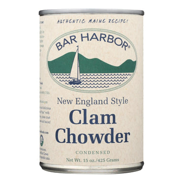 Bar Harbor - All Natural New England Clam Chowder - Case Of 6 - 15 Oz. - Maras Green